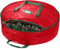 ZOBER Christmas Wreath Storage Container, 36 Inch Bag for Artificial Wreaths with Durable Handles - Red