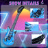 Tradder 24 37 Inch Set, 24'' 10'' 80s 90s Pcs Inflatable Rock Star Toy Blow up Guitar Bulks Include Inflatable Guitar