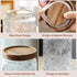 Yiluokuang 24 OZ Set Counter -2 Pack Airtight Glass Storage Jar with Bamboo Lid - Vintage Glass Jar Vintage Food