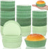 Uiifan 150 Pcs Disposable Round Cupcake Liners, Paper Baking Cups for Microwave Oven Safe Bakeware