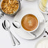 E-far 12-Piece Stainless Steel Coffee Spoons - 6-Inch Espresso Spoons with Hammered Design, Dishwasher Safe