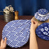 Patelai 10 Pieces Reusable Bowl Covers in 5 Sizes, Stretch Cloth Fabric Elastic Food Storage Covers