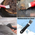 5Pcs Kitchen Stove Cleaning Brush + Scraper Tool Set, Heavy Duty Scraper for Gas Burners, Stainless Steel and Nylon