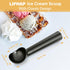 Scoop,7 inches Ice Cream Nonstick Anti-Freeze One Piece Aluminum Scooper Spoon, Heavy Duty Durable Design, Easy Clean