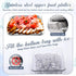 4 Set 9" Baderke Chilled Serving Tray for Parties with Compartments Ice Chilled Party Platter Charcuterie Serving Board