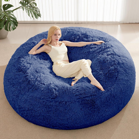 Bean Bag Cover (No Filler), Faux Fur Beanbag Chairs Covers Only, Stuffed