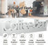 Countertop Coffee Bar Organizer for Wooden Coffee Station Caddy with Compartments for Pods, Condiments, Tea