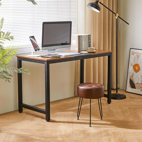 LG-31Z IBUYKE Faux Leather Round Footrest Stool, Makeup Vanity Stool Side Table, PU Dressing Table Seat, Pouf Couch
