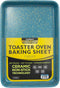 casaWare 9 x 6 x 0.75-Inch Blue Granite Toaster Oven Baking Pan, Ultimate Series Commercial Weight Non-Stick Coating