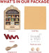 Book Lovers Gifts for Women, Valentines Day Gifts for Teacher, Librarian, Reader, Bookworm, Book Ornament Faux Stained