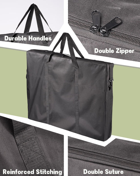 6 Folding Table Storage Bag, Fit for ft Folding Table,Waterproof Heavy Duty Large Portable Carry Bag for Folding