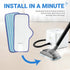 6 Pack BlueStars Microfiber Pad Compatible with Dupray Neat Steam Cleaner - Durable, Reusable and Machine Washable