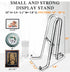 AMT 10 Inch Acrylic Plate Stands for Display, Holder Stand for Pictures, Decorative Plates, Books, Photo Easel