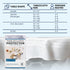 BRODER MFG. INC. Tablecloth Protector Crystal Clear Vinyl (52"x70" Oblong) - Durable for Parties & Everyday Use