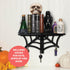 2 BELL BOOK AND CANDLE PC Spider Web Floating Shelves - Hang Separately or Together - Spooky Gothic Decor - Goth