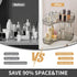 Counter Countertop 2 YCIA&DONE Corner Bathroom Organizer, Makeup Organizer for Vanity, Skincare Cosmetic Perfume Tray