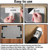 Rug Carpet Non Slip Grippers, Reusable Double Sided Carpet Tape Pads, Strong Adhesive for Area Rugs