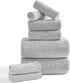 8-Piece Premium Towel Set for Bathroom|2 Oversized Large Bath Sheet,2 Hand Towels,4