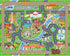 3'x4'/ 36"x48" Car Rug Play Mat for Kids Toy Cars, Road Traffic Playmat for Kid Bedroom, Non-Slip Machine Washable Town