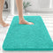 OLANLY Teal Bathroom Rugs 36x24, Extra Soft Absorbent Chenille Bath Mats, Non-Slip, Quick Dry, Machine Washable for