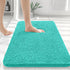 OLANLY Teal Bathroom Rugs 36x24, Extra Soft Absorbent Chenille Bath Mats, Non-Slip, Quick Dry, Machine Washable for