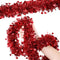 Boao 66 Feet Red Heart Tinsel Garland Decoration, Shiny Metallic Ornaments for Valentine's Day Wedding