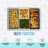 Large Silicone Baking Tray Dividers for Oven Cooking & Meal Prep, Easy to Clean Nonstick Baking Sheet