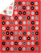 Skoy Kitchen Towel - 1-PK, 100% Recycled Polyester Towel for Dishes, Glassware, 18" x 24", Absorbent, Red