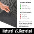 Yimobra Gray Front Door Mat - Indoor Outdoor Doormat, Heavy Duty Non-Slip Dirt Trapping Mats, 17x29.5 Inch