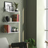 Wallniture Minori Washed White Floating Shelves for Wall Storage, Set of 3 Wood Bathroom Shelves with White Brackets