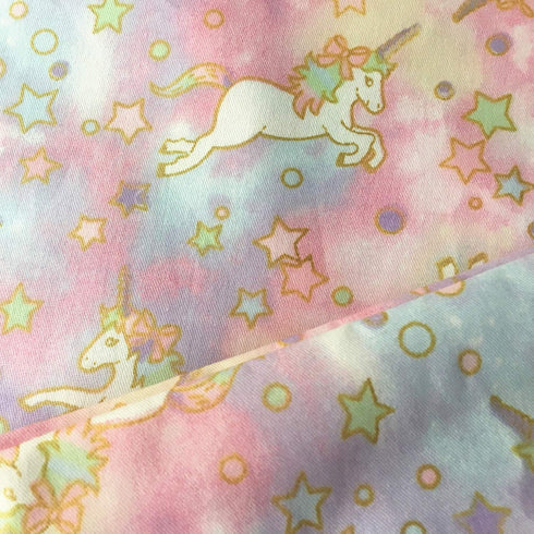 Brandream Kids Pillow Cases Set of 2, 100% Cotton Pink Rainbow Unicorn Pillow Covers