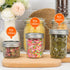 CycleMore 40 Pcs 4oz Clear Glass Mini Mason Jars with Silver Lids, Small Spice Canning Jars for Honey, Jam, Wedding