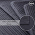 Encasa Homes Anti-Odour Waffle Kitchen Dish Towels, 28"x18", 4 Pc Set, Highly Absorbent, Cotton - Grey