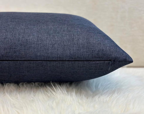 12x24 Inch 1 Aiking Home Imitation Burlap Lumbar Pillow Cover Vintage Faux Linen Rustic Natural Look, Piece Elegance
