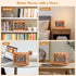 Pawnoc 200 1 3 1 Anxiety Bookshelf with Mini Books, Mini Library Decor, Shake Away Your Anxiety, Includes Bookshelf