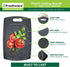 Plastic Cutting Boards Set of 3 for Kitchen, Juice Grooves, Easy Grip Handle, BPA-Free, Non-Porous, Dishwasher Safe