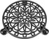 Fasmov Cast Iron Plant Stand Plant Pallet Caddy Plant Pot with Heavy Duty Wheels Indoor Planter Trolley Casters Rolling