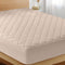 Utopia Bedding Quilted Fitted Mattress Pad (King), Beige, Elastic Mattress Protector, Machine Washable, 16 Inches Deep