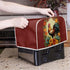 Chicken Sunflower Toaster Cover 2 Slice Wide Slot Small Appliance Covers Machine Washable Kitchen Decor Accessories Toaster Oven Cover Retro Rooster Red