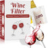 Wine Filters (24 Pack), Remove Sulfite Tannin and Histamines, Natural Ingredients for Wine Allergy Prevention