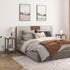 2-Layer BF09UBZ01 HOOBRO Side Table with Charging Station, Small End Table with USB Port and Outlet, Nightstand