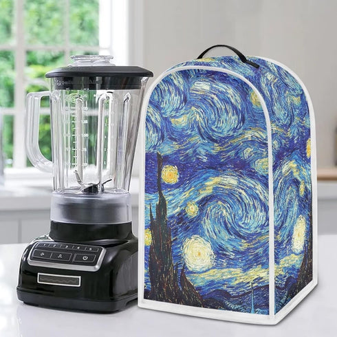 DISNIMO Van Gogh Starry Night Blender Dust Cover, Stand Mixer or Coffee Maker Appliance Cover, Anti-Fingerprint
