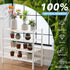 4 Closet, Bathroom27 x11 x26(White, 4 Tier Bamboo Shoe Rack Storage Organizer for Multifunctional Stackable Free