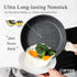 CAROTE Nonstick Frying Pan Skillet, 8-Inch Classic Granite Egg Pan, PFOA Free, Induction Compatible Stone Cookware