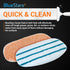 BlueStars 8 Packs PurSteam ThermaPro 10-in-1 Steam Mop Washable Reusable Pads for ThermaPro 211