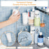 Yieach 2 Counter Countertop,Two Tier Corner Bathroom Organizer,Clear Sink Shelf,Bathroom Corner Organizer and Storage
