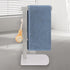 Hand Towel Stand for Bathroom with Marble Base, 304 Stainless Steel L Shape Towel Rack, Free-Standing Bar for Kitchen