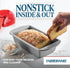 Farberware Nonstick Baking Loaf Pan Set, Two 9-Inch x 5-Inch, Gray