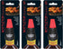 Jokari Crazy But It Works BBQ Baster - Silicone Bottletop, Black, 3-Pack