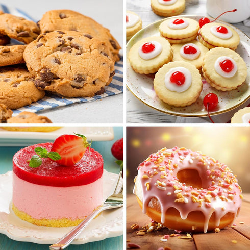 ALLTOP 5 Pcs Round Stainless Steel Biscuit Cutter - Baking Essential Tool for Cookie Shaping, Pastry, Cake Decoration